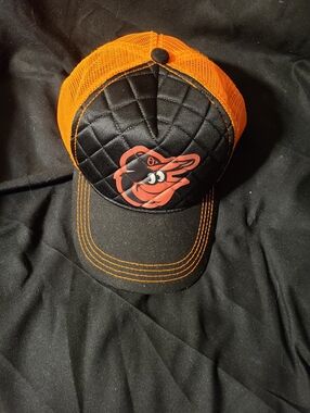Baltimore Orioles Quilted Trucker Hat - Snap Back